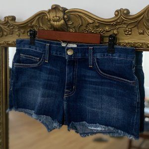 Current Elliott Cut Off Short Boyfriend Loved Raw Fringe Hem